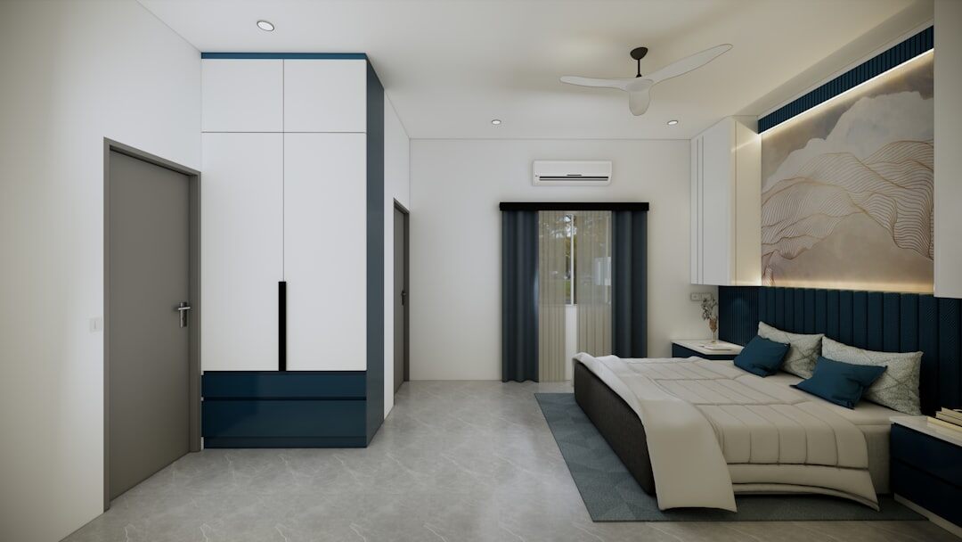 minimalist luxury bedroom